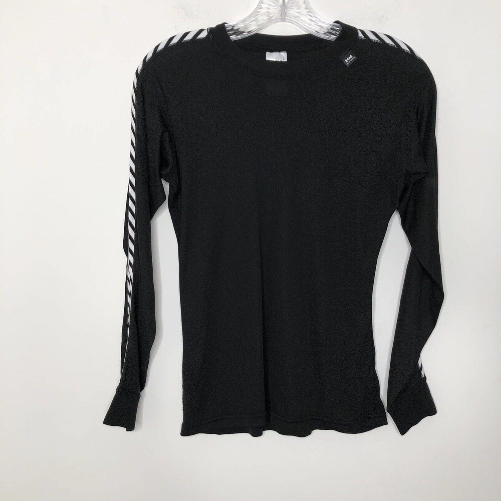 Helly Hansen Juniors Childrens 14yrs Active Lifa Black Base Layer Fits Wms Small